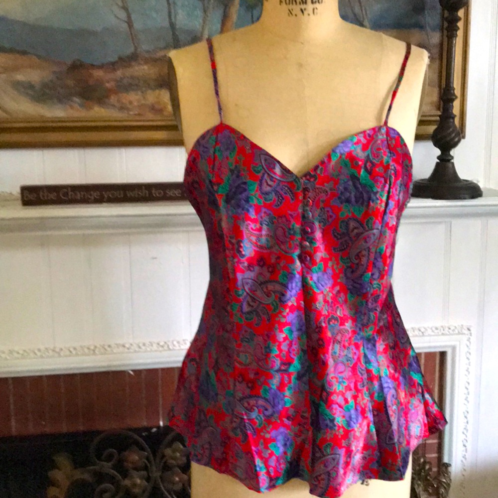 Gorgeous paisley “Katherine” L , teddy , sexy !